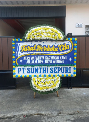 Papan Bunga Duka di Bacan Selatan